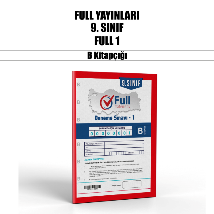 FULL 09.SINIF TARAMA DENEME SINAVI 1-B - 25-26